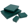 Jewelry Boxes (3.5"x3.5"x1) Deep Woods Green